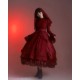 ZJ Story Blood Lily Blouse, Underskirt, Tulle Overlayer, JSK, One Piece and Set(Reservation/3 Colours/Full Payment Without Shipping)